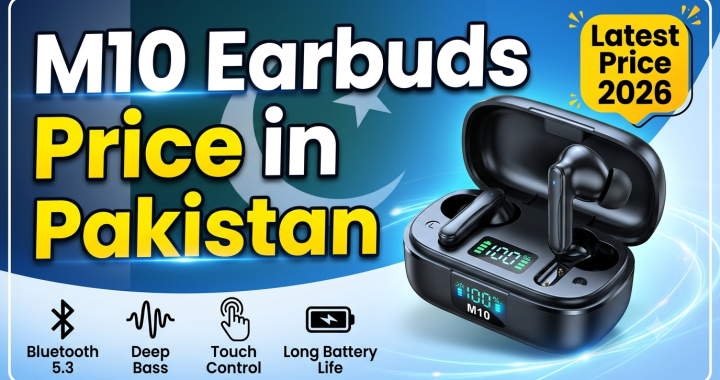 M10 Earbuds Price in Pakistan