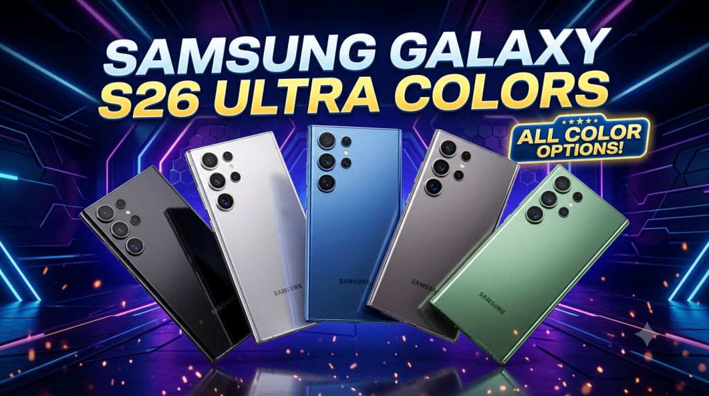 samsung galaxy s26 ultra colors