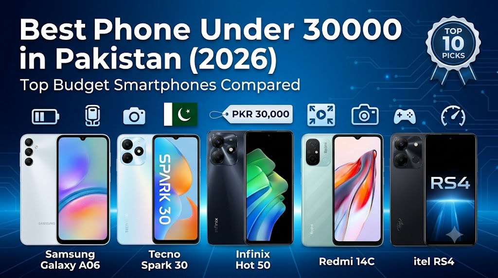 Best Phone Under 30000 in Pakistan