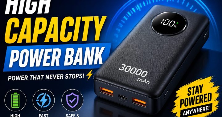 High capacity power bank