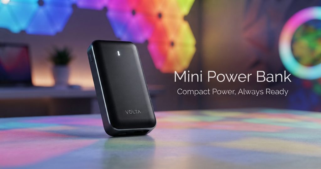Mini Power Bank Compact, Portable & Powerful Charging Solution